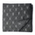 Precut 0.75 meters -Grey & White Ikat Pochampally Woven Cotton Fabric