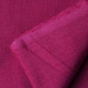 Precut 1meter - Pink Ikat Plain Pochampally Woven Cotton Fabric