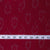 Precut 1 meter -Red Ikat Pochampally Woven Cotton Fabric