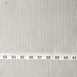 Black & Off White Ikat Pochampally Woven Cotton Fabric