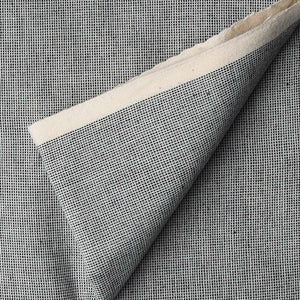 Precut 1 meter -Grey Ikat Plain Pochampally Woven Cotton Fabric
