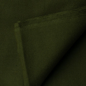 Green Ikat Plain Pochampally Woven Cotton Fabric