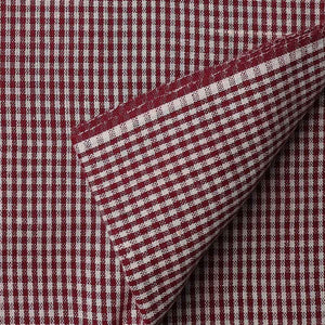 Maroon Ikat Pochampally Woven Cotton Fabric