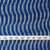 Precut 0.50 meters -Blue Ikat Pochampally Woven Cotton Fabric Wave Pattern