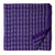 Precut 0.75 meters -Purple Ikat Pochampally Handloom Cotton Fabric