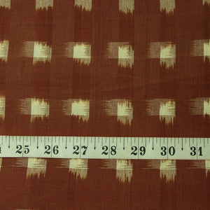 Precut 0.75 meters -Double Ikat Pochampally Woven Cotton Fabric