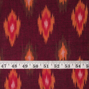 Precut 1 meter -Ikat Pochampally Handloom Cotton Fabric