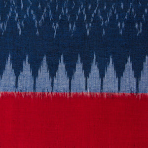 Precut 1meter - Ikat Pochampally Woven Cotton Fabric