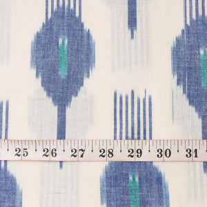 Precut 1meter - Ikat Pochampally Woven Cotton Fabric
