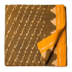 Precut 0.75 meters -Ikat Pochampally Woven Cotton Fabric
