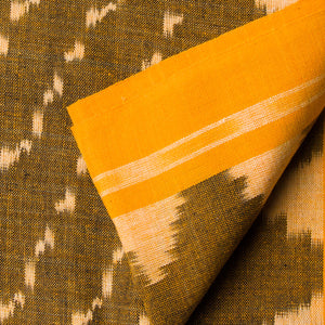 Precut 0.75 meters -Ikat Pochampally Woven Cotton Fabric