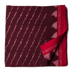 Precut 0.75 meters -Ikat Pochampally Woven Cotton Fabric