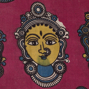Precut 0.75 meters -Kalamkari Screen Printed Cotton Fabric