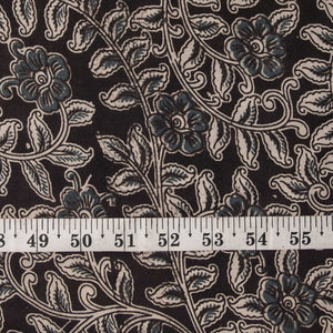 Precut 1 meter -Kalamkari Screen Printed Cotton Fabric