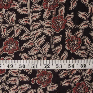 Precut 0.50 meters -Kalamkari Screen Printed Cotton Fabric