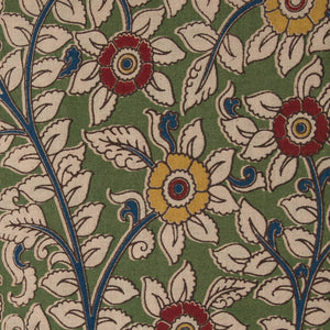 Kalamkari Screen Printed Cotton Fabric