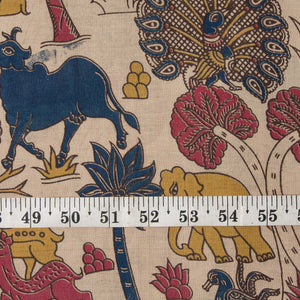 Kalamkari Screen Printed Cotton Fabric