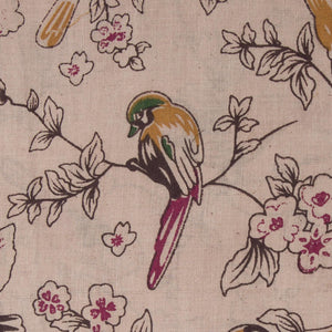 Precut 1 meter -Kalamkari Screen Printed Cotton Fabric