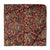 Red Kalamkari Handblock Printed Cotton fabric with floral print