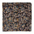 Black Kalamkari Handblock Printed Cotton fabric with floral print