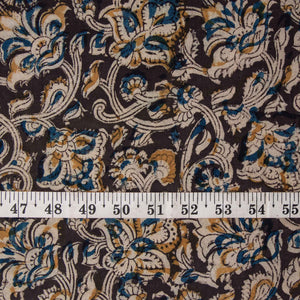 Precut 1 meter -Kalamkari Handblock Printed Cotton Fabric