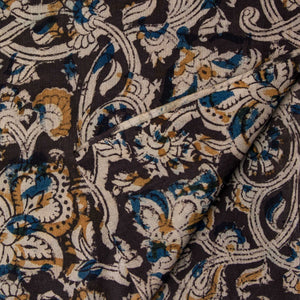 Precut 1 meter -Kalamkari Handblock Printed Cotton Fabric