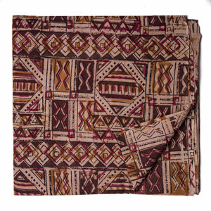 Precut 1 meter -Kalamkari Handblock Printed Cotton Fabric