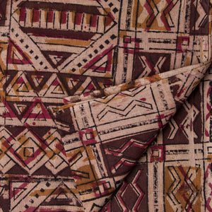 Precut 1 meter -Kalamkari Handblock Printed Cotton Fabric