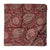 Red Kalamkari Handblock Printed Cotton fabric with floral print