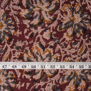 Precut 1 meter -Kalamkari Handblock Printed Cotton Fabric