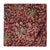 Red Kalamkari Handblock Printed Cotton fabric with floral print