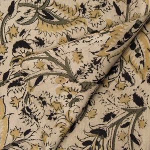 Kalamkari Handblock Printed Cotton Fabric