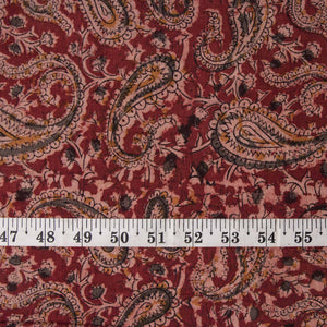 Precut 0.25 meters -Kalamkari Handblock Printed Cotton Fabric