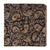 Black Kalamkari Handblock Printed Cotton fabric with paisley print