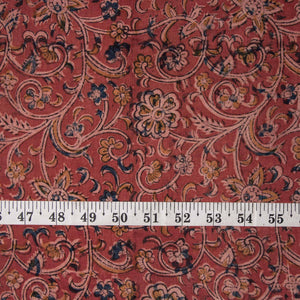 Precut 1 meter -Kalamkari Handblock Printed Cotton Fabric