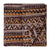 Brown Kalamkari Handblock Printed Cotton fabric with geometrical print