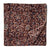 Brown Kalamkari Handblock Printed Cotton fabric with floral print