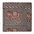 Black and Off White Kalamkari Handblock Printed Cotton fabric with elephant print
