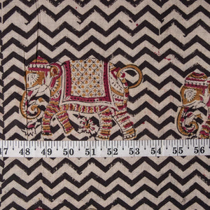 Kalamkari Handblock Printed Cotton Fabric