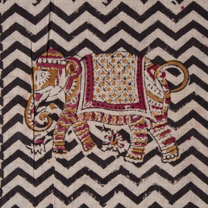 Kalamkari Handblock Printed Cotton Fabric