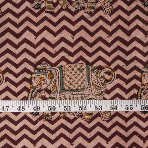 Kalamkari Handblock Printed Cotton Fabric
