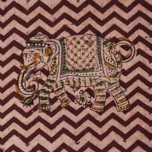 Kalamkari Handblock Printed Cotton Fabric