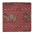 Red and Off White Kalamkari Handblock Printed Cotton fabric with elephant print