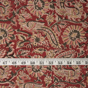Kalamkari Handblock Printed Cotton Fabric