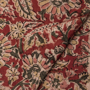 Kalamkari Handblock Printed Cotton Fabric