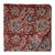 Red Kalamkari Handblock Printed Cotton Fabric with floral print
