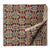 Precut 1 meters -Red & Off White Kalamkari Handblock Printed Cotton Fabric