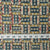 Precut 1 meters -Blue & Off White Kalamkari Handblock Printed Cotton Fabric