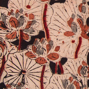 Precut 1 meter -Kalamkari Handblock Printed Cotton Fabric