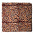 Blue & Brown Kalamkari Hand Block Printed Cotton Fabric